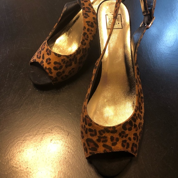 Sole Diva Shoes - "Suede" Peep Toe Pump - Wide Width